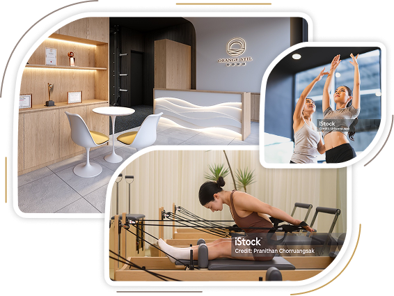 橙靜健康-器械皮拉提斯示意圖